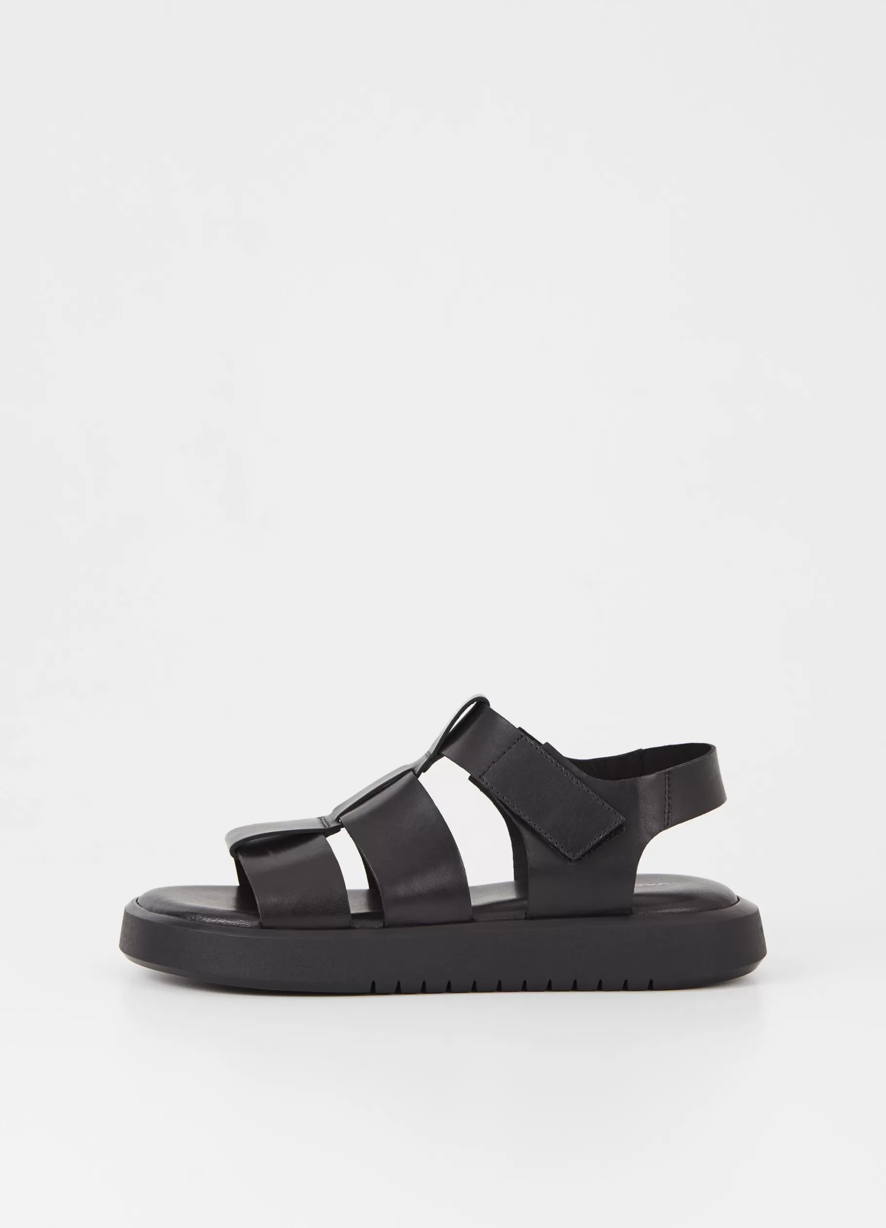 Vagabond NATE SANDALEN Zwartleer Clearance